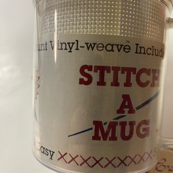 9A* Stich A Mug cross stich coffee mug of 2 hand made gift set with instructions - Picture 9 of 9